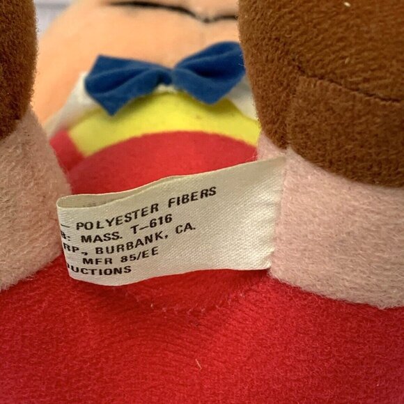 Vintage Walt Disney's Animated Film Classic Pinocchio Plush Doll Toy 7"  W/Tag - Picture 6 of 6